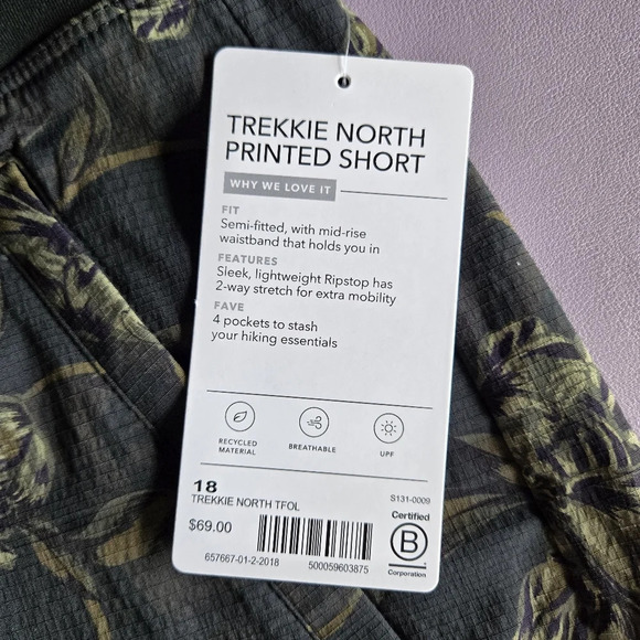 Athleta Trekkie Ripstop Shorts Women's 18 Hiking Running Camping Vacation Summer - Picture 11 of 12